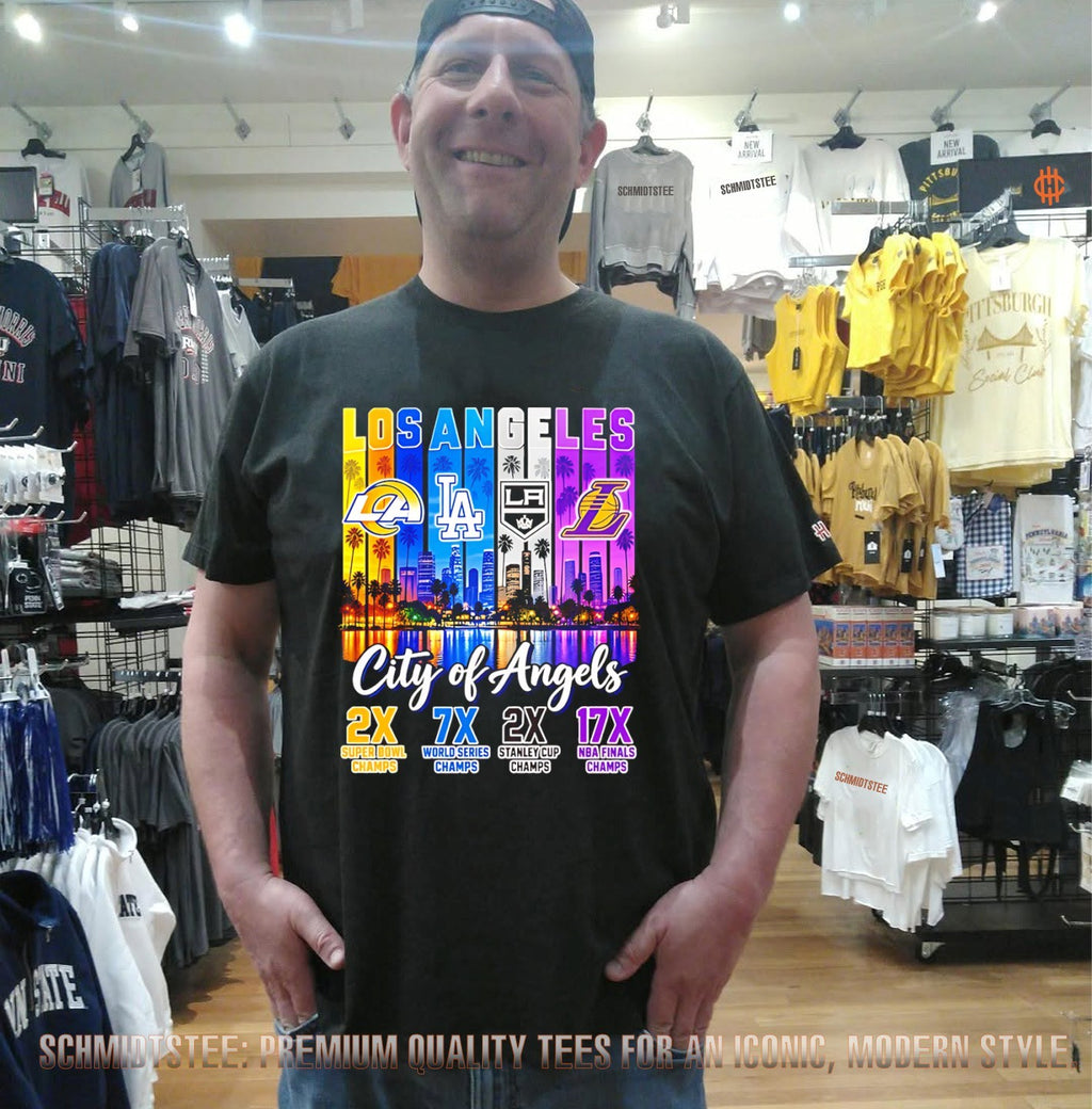 Los Angeles Sports Team City Of Angels illustration shirt