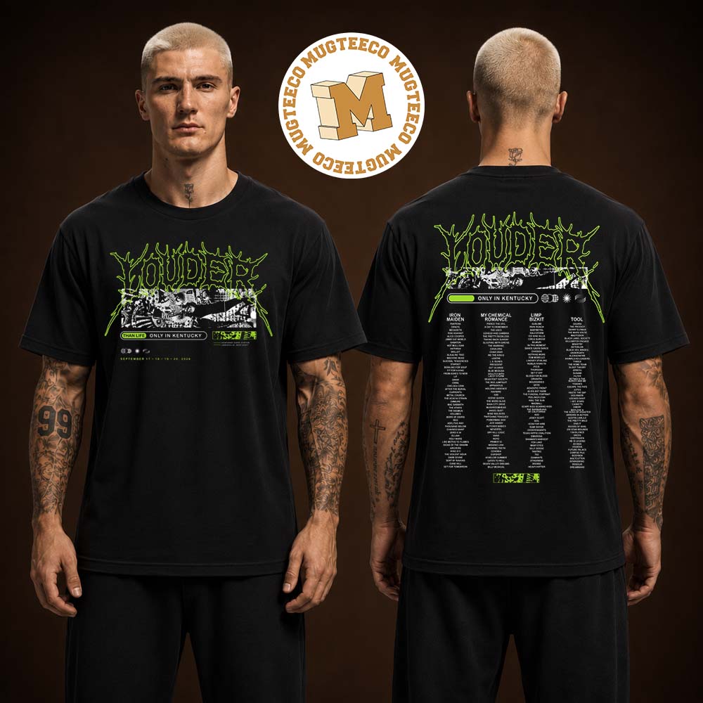 Louder Than Life 2026 Headlines Louisville KY Two Sided Unisex T Shirt