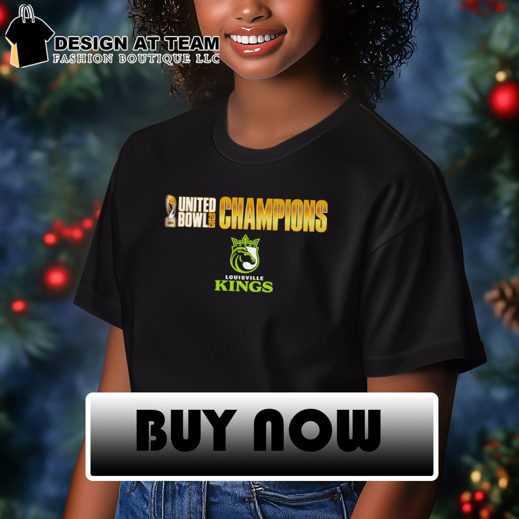 Louisville Kings UFL United Bowl 2026 Champions shirt
