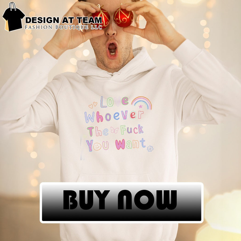 Love whoever u want pride month shirt