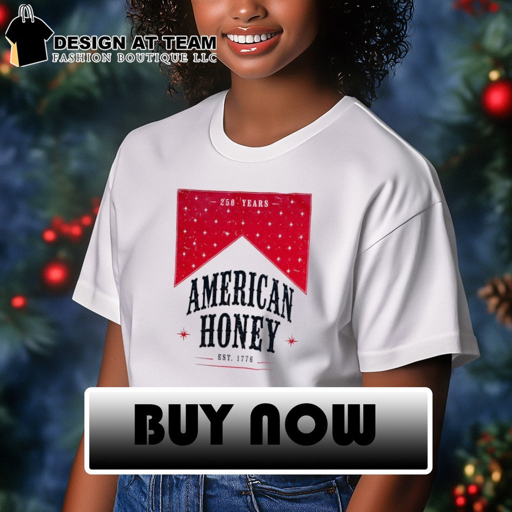 Marlboro American honey 250 Years est 1776 4th of July shirt