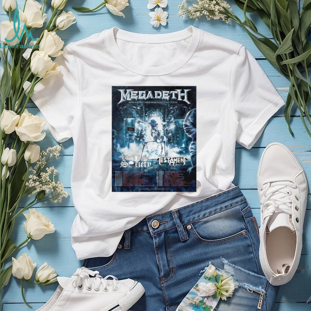 Megadeth Breakout Hibernation Of The Nations Tour 2027 Shirt