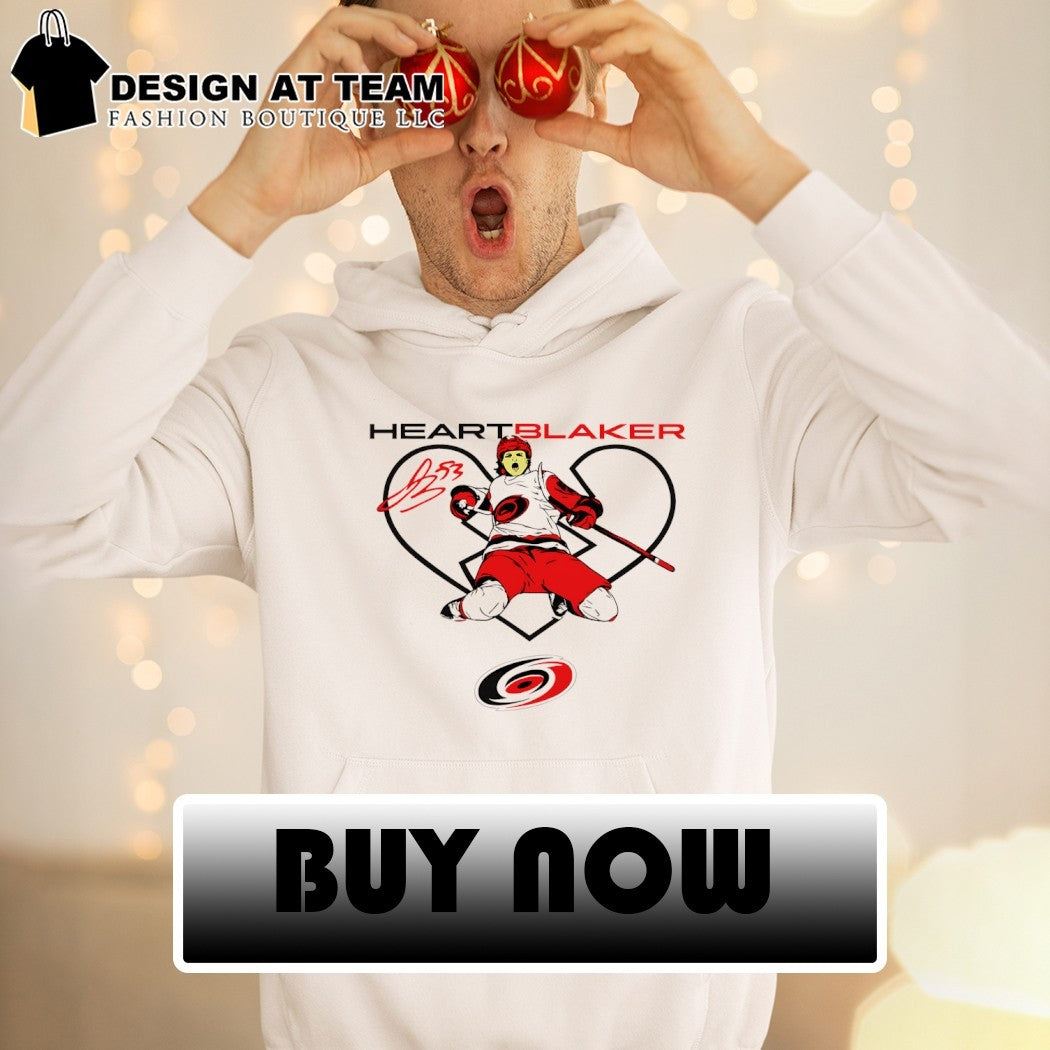 Michael Bunting Carolina Hurricanes Heartbreaker Hockey Fan signature shirt