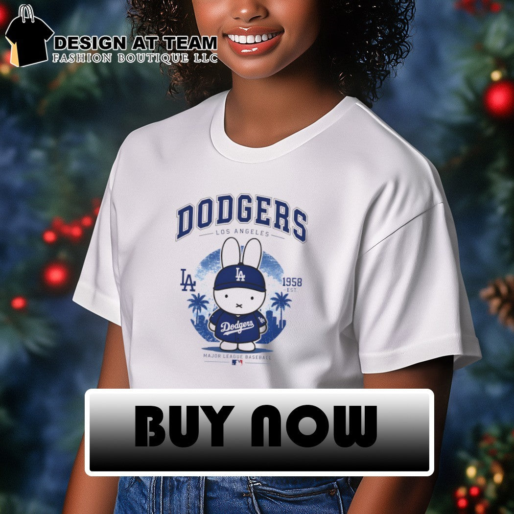 Miffy Los Angeles Dodgers MLB Baseball shirt