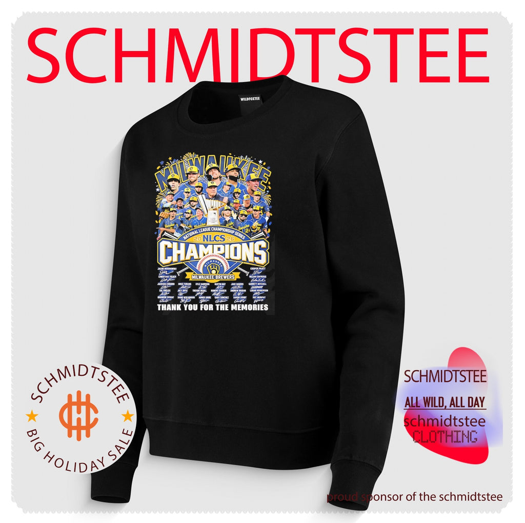Milwaukee Brewers 2026 National League Champions NLCS thank you for the memories signature shirt