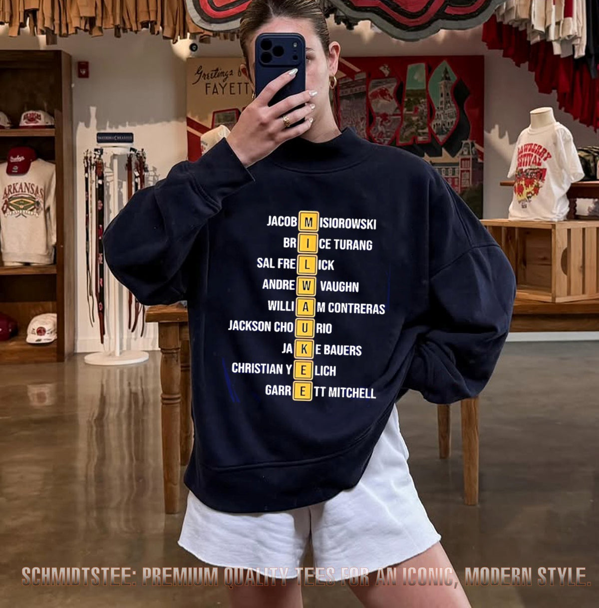 Milwaukee Brewers 2026 National League Champions players name shirt