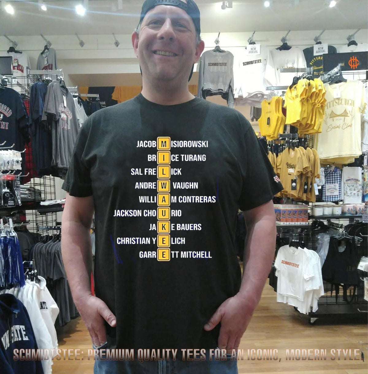 Milwaukee Brewers 2026 National League Champions players name shirt