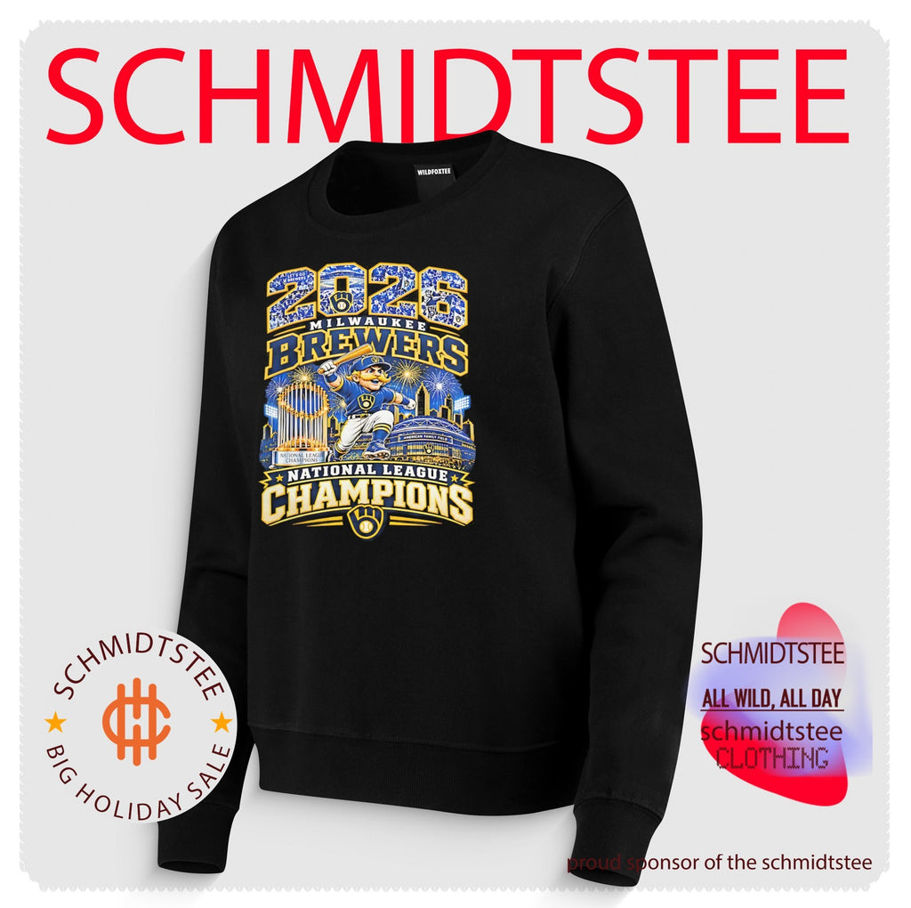Milwaukee Brewers Baseball 2026 National League Champions Mascot shirt