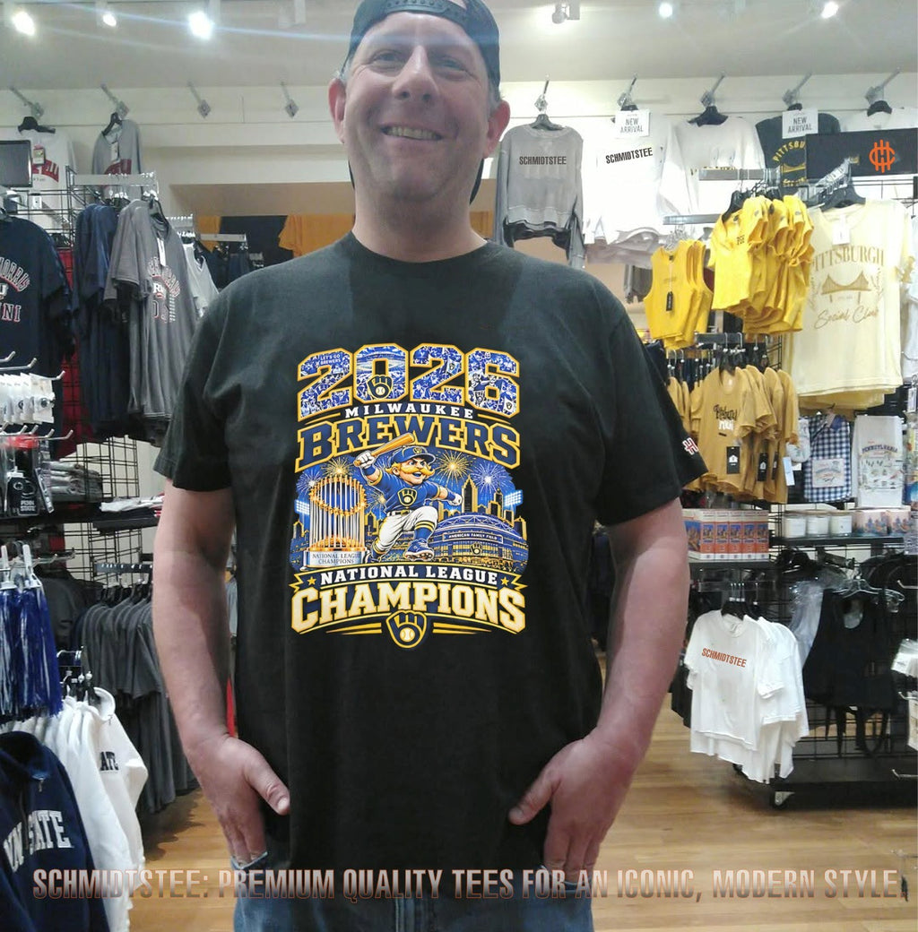 Milwaukee Brewers Baseball 2026 National League Champions Mascot shirt