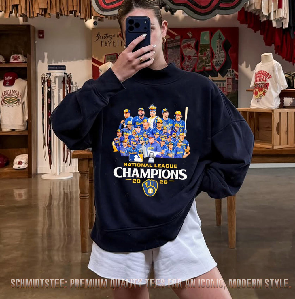 Milwaukee Brewers Baseball 2026 National League Champions Roster shirt