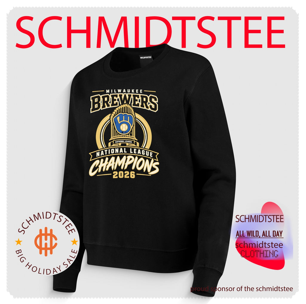Milwaukee Brewers Baseball 2026 National League Champions trophy shirt