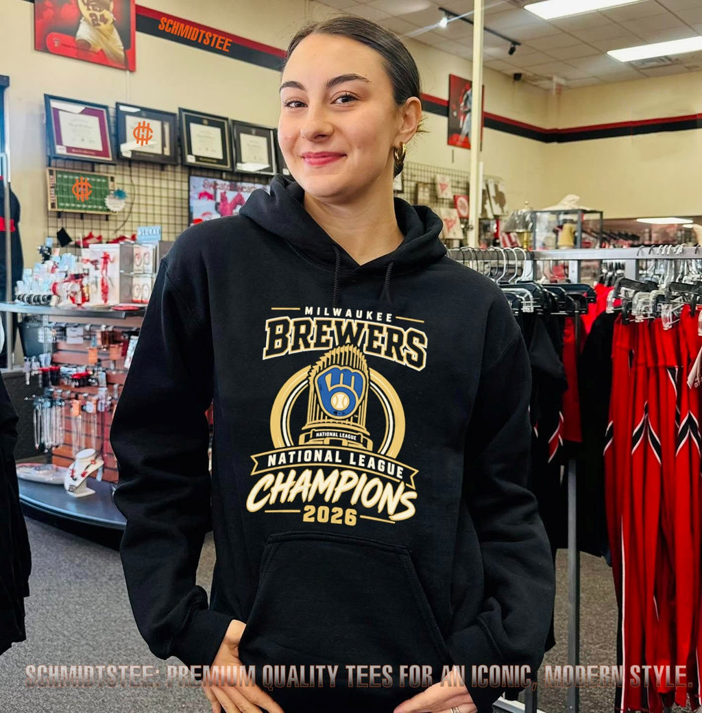 Milwaukee Brewers Baseball 2026 National League Champions trophy shirt