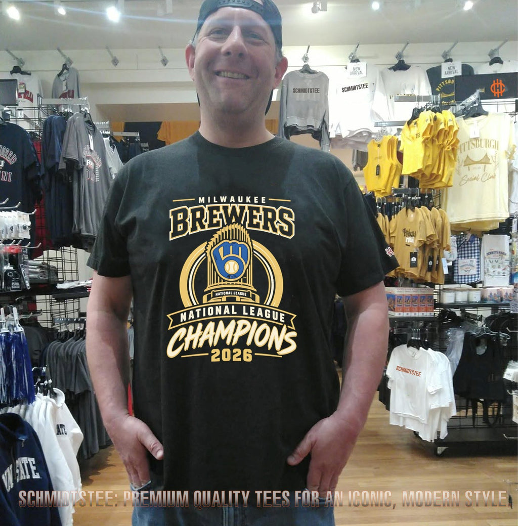 Milwaukee Brewers Baseball 2026 National League Champions trophy shirt