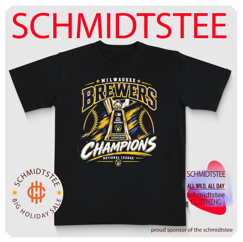 Milwaukee Brewers NLCS National League Champions 2026 trophy shirt