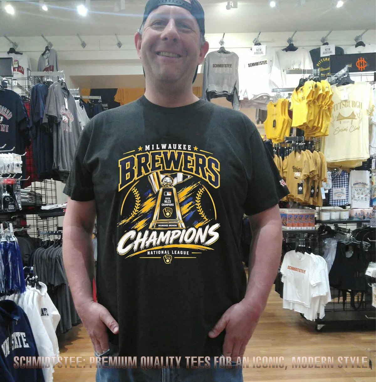 Milwaukee Brewers NLCS National League Champions 2026 trophy shirt