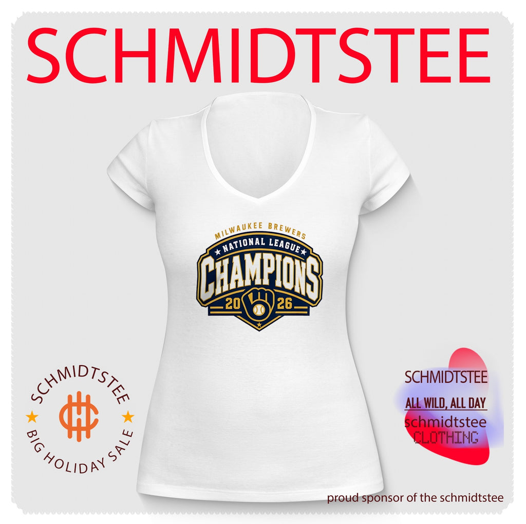 Milwaukee Brewers National League Champions 2026 Shield Logo Baseball Shirt