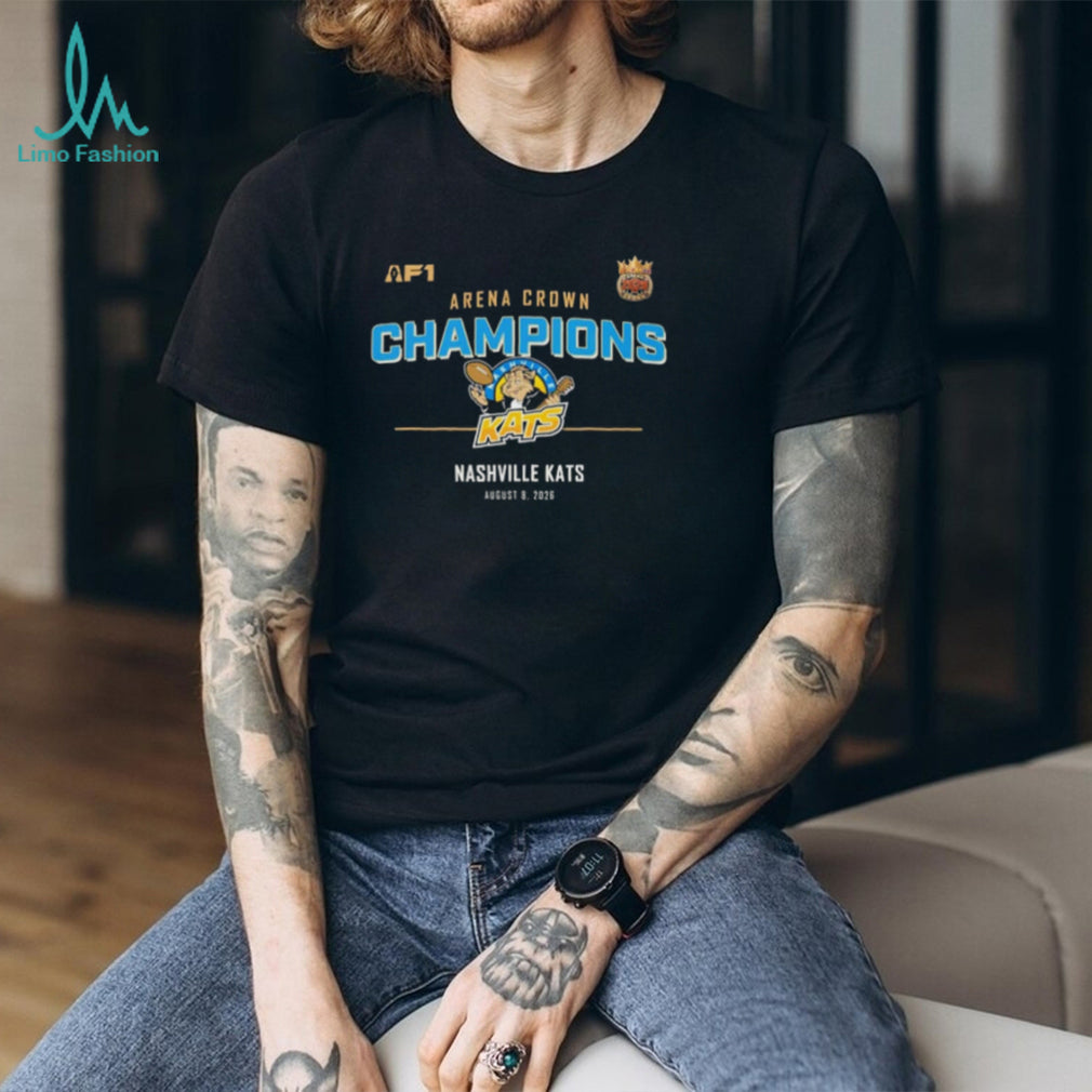 Nashville Kats 2026 Arena Crown Champions shirt