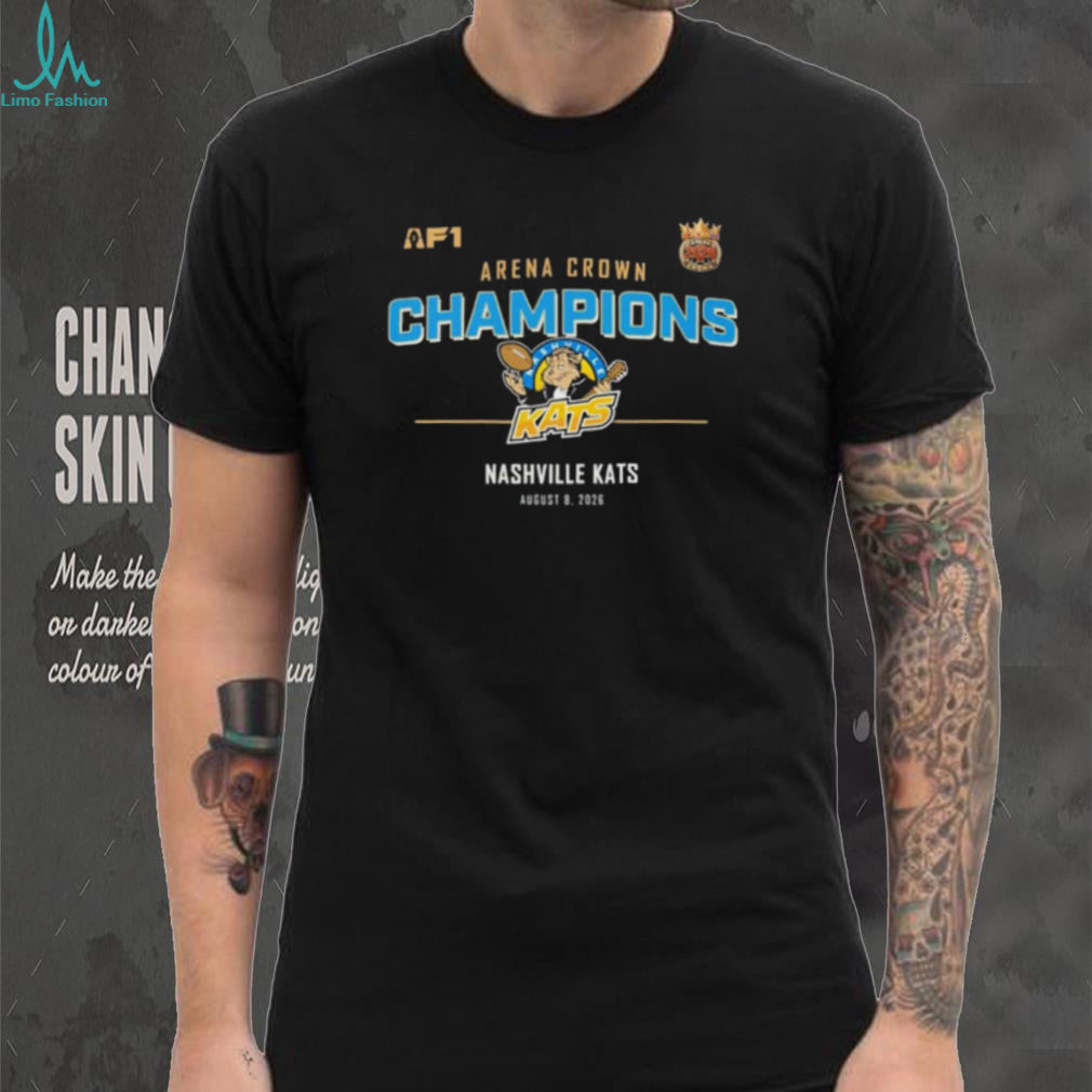 Nashville Kats 2026 Arena Crown Champions shirt