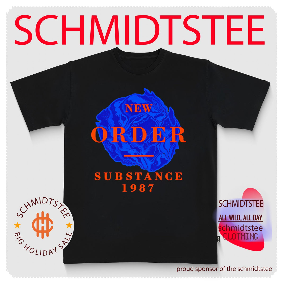 New Order Substance 1987 Album shirt