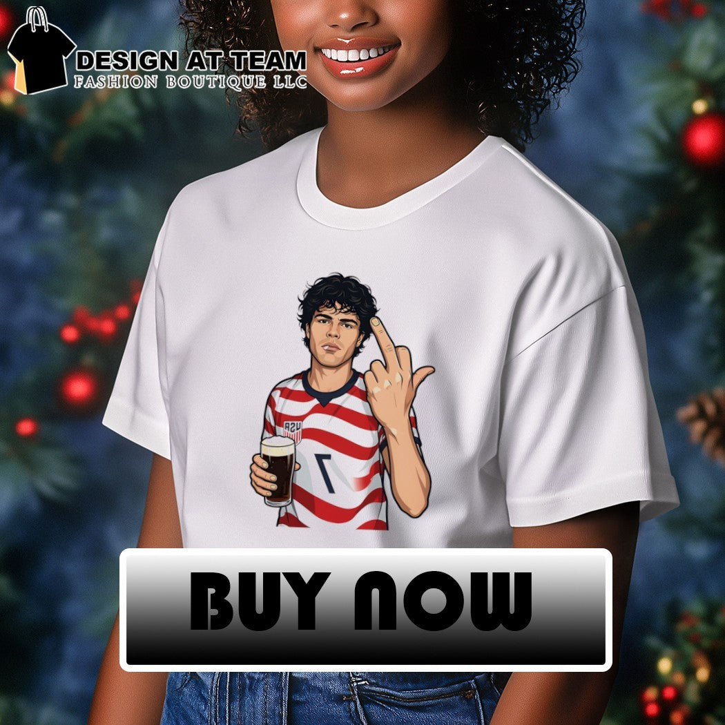 Nichole Gio Reyna middle finger USA Soccer World Cup 2026 shirt