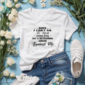 Nope I Can’t Go To Hell Satan Still Has A Restraining Order Against Me Quote shirt