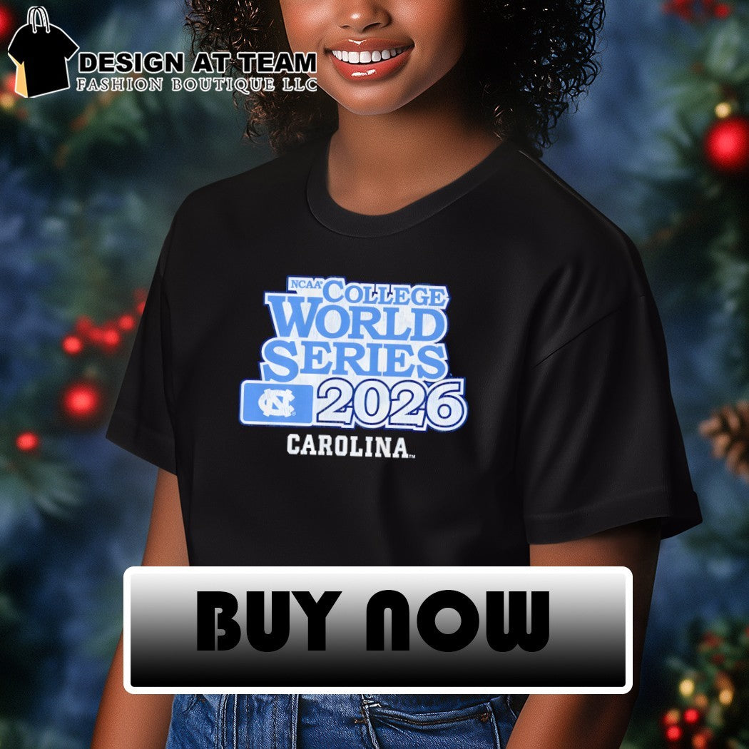 North Carolina Tar Heels Baseball 2026 NCAA College World Series shirt