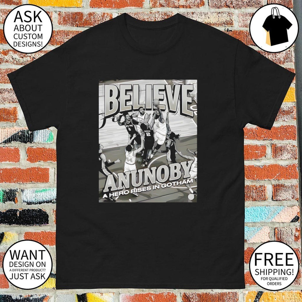 OG Anunoby Tip-In believe Anunoby a hero rises in Gotham Finals NBA moment shirt