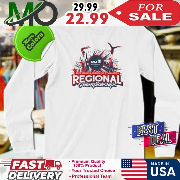 2025 Region 1 Acrobatic Gymnastics Regional Championships Shirt