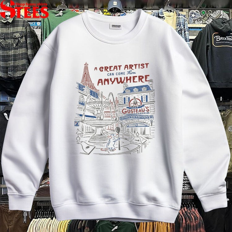 A Great Artist Can Come From Anywhere Gusteau’s Mr. Morrow T-shirts