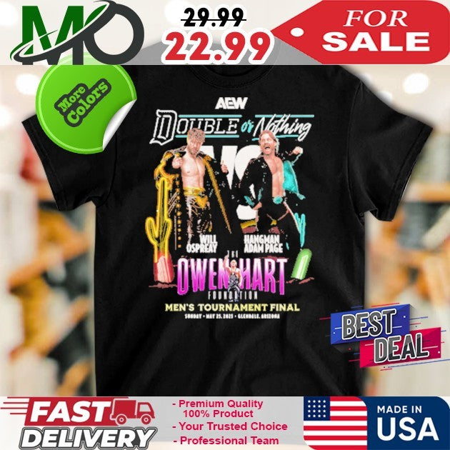 AEW Double or Nothing Will Ospreay Hangman Adam Page Wrestling Shirt