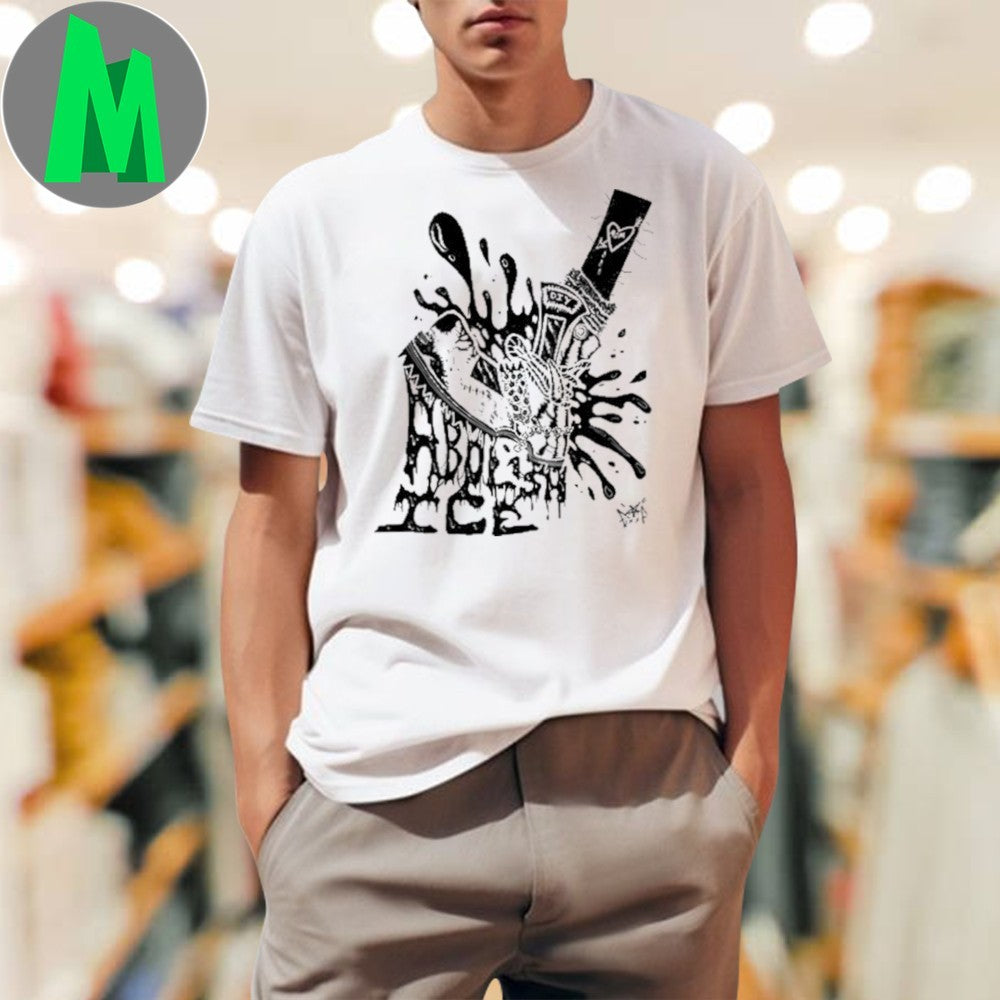 Abolish ICE Anti-ICE Protest Graphic T-Shirt