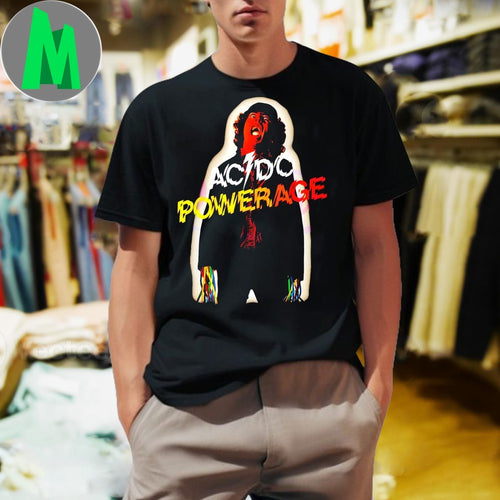 Ac Dc Powerage Rock Album Cover Shirt