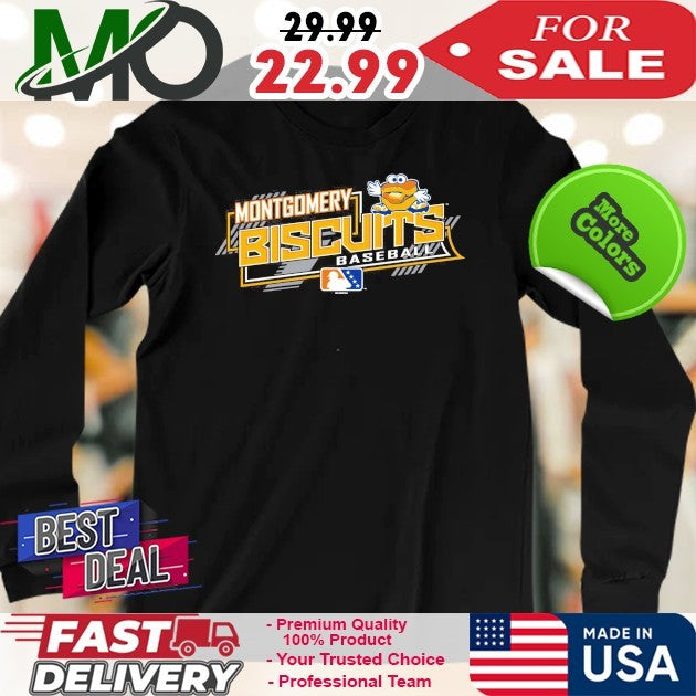 Adult Babb Montgomery Biscuits Baseball Shirt