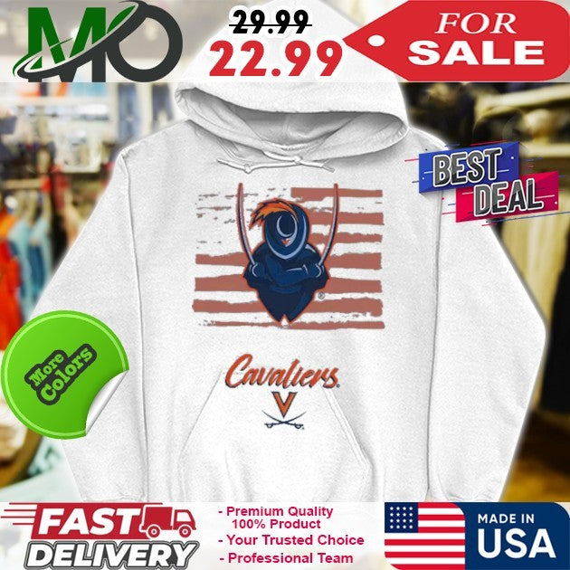 Adult Virginia Cavaliers Americana Flag Shirt