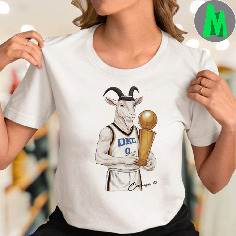 Alex Caruso Goat NBA Champions Title 2025 Signature Signed Shirt