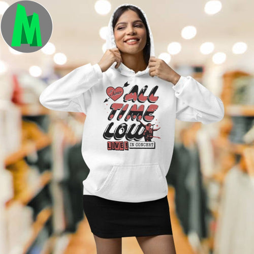 All Time Low Live In Concert Band Graphic T-Shirt