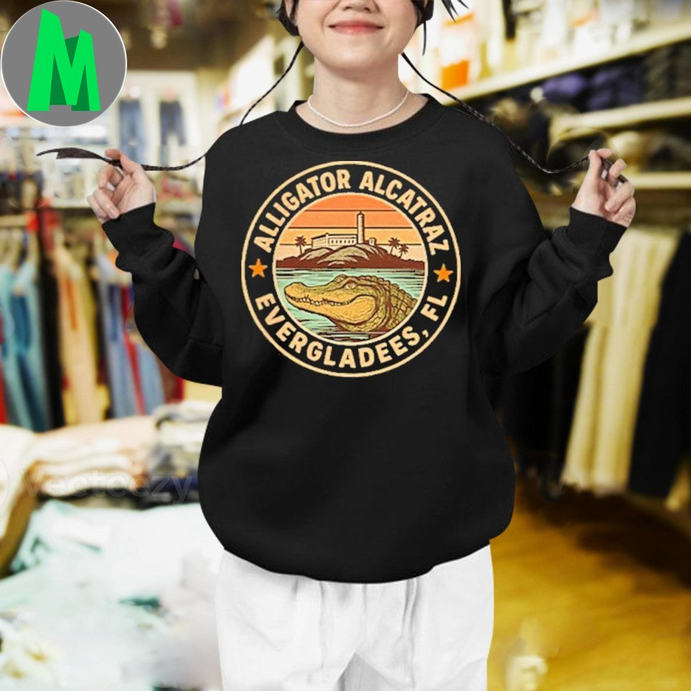 Alligator Alcatraz Everglades Florida Souvenir T-Shirt