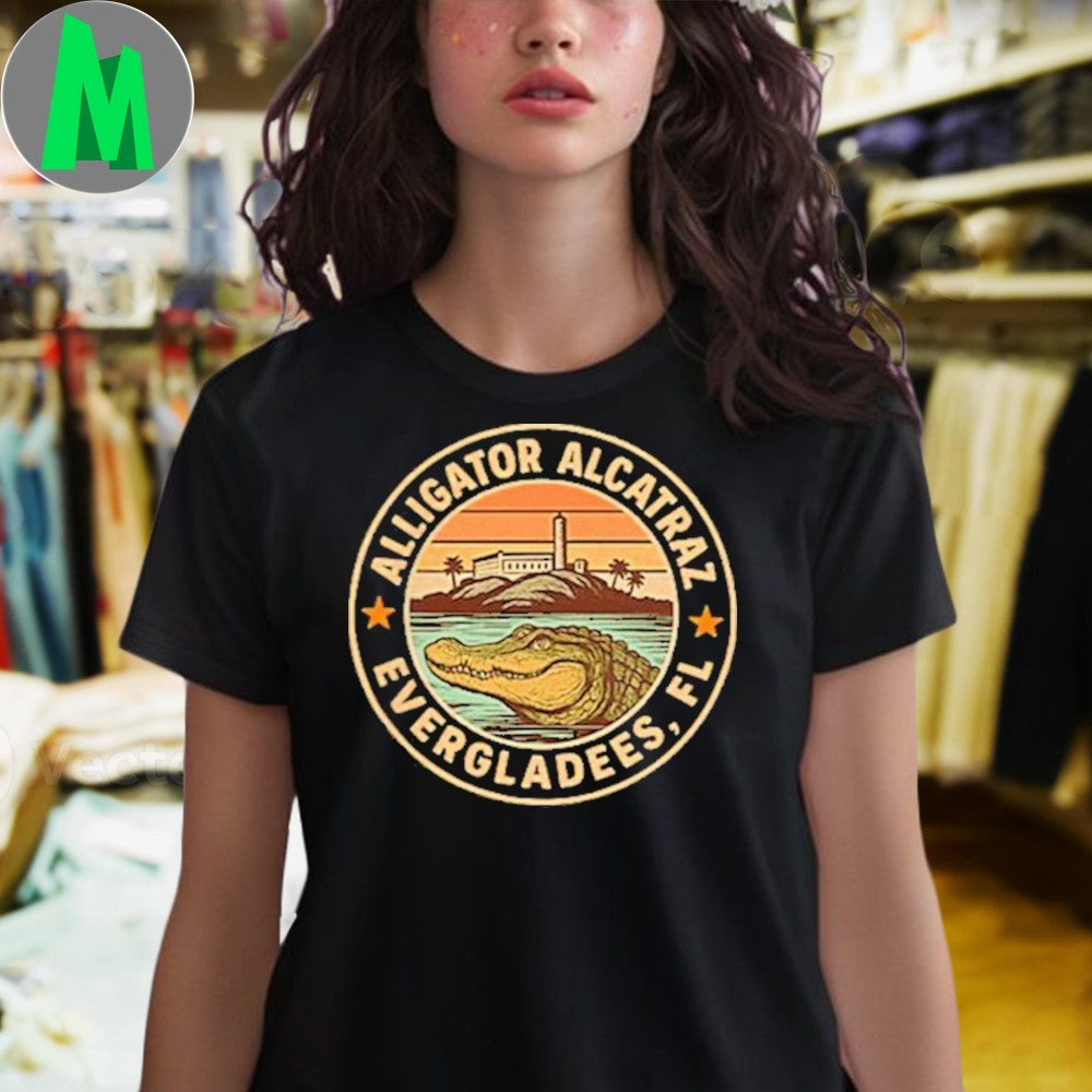 Alligator Alcatraz Everglades Florida Souvenir T-Shirt