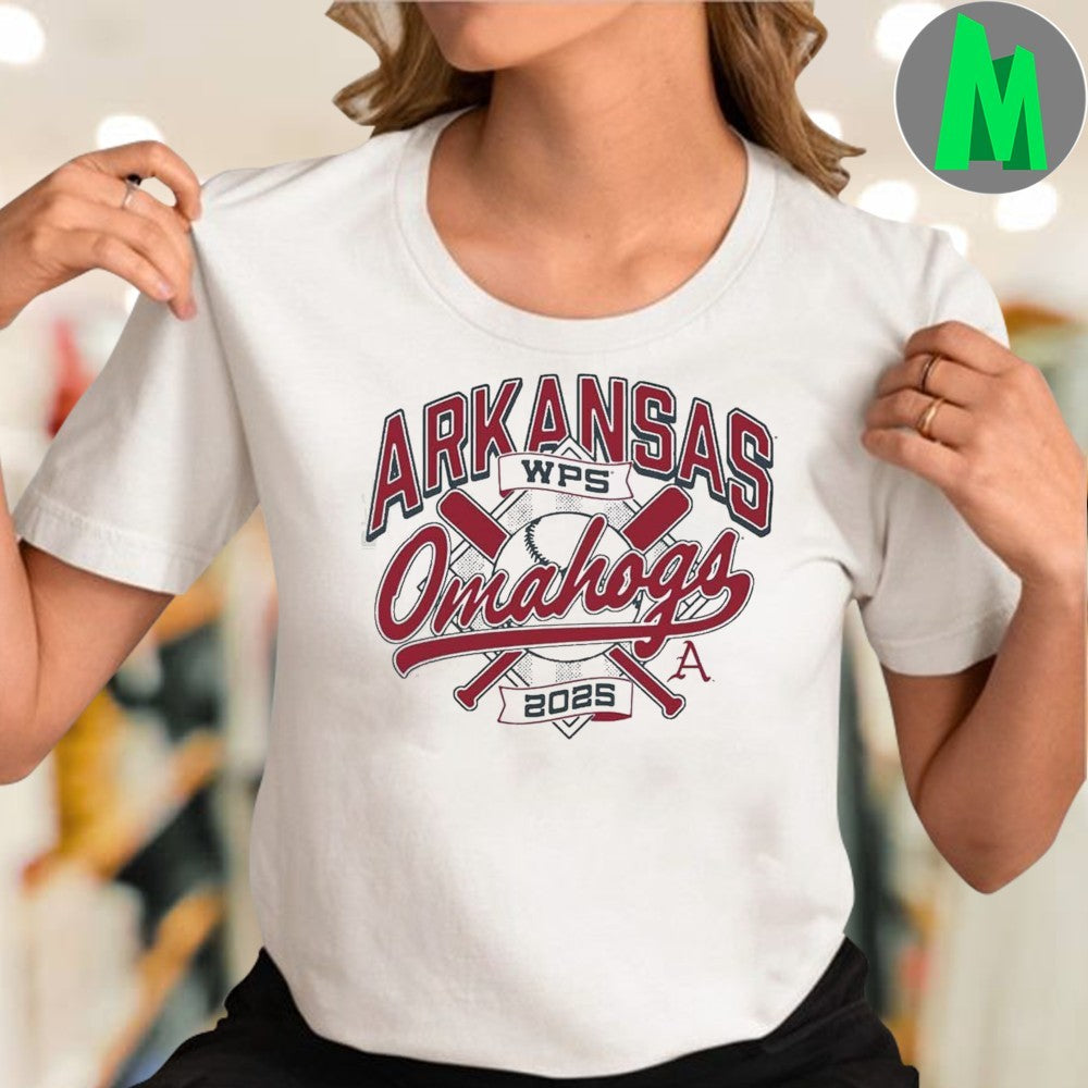 Arkansas Razorbacks Omahogs Baseball 2025 Regionals Shirt