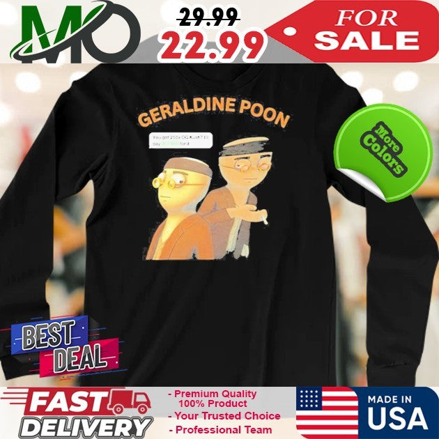 Benji Coleman Geraldine Poon Cartoon Graphic Shirt