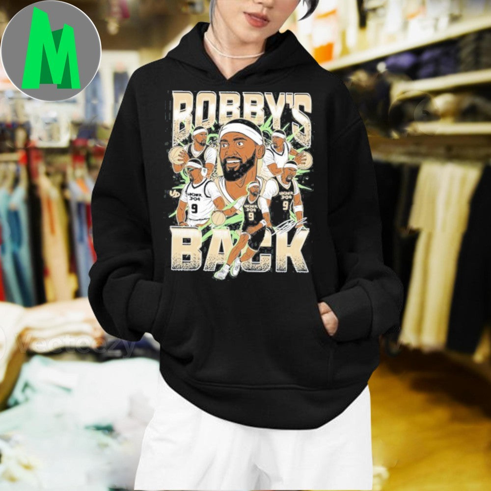 Bobby Portis Bobby’s Back Milwaukee Bucks Basketball Graphic T-Shirt