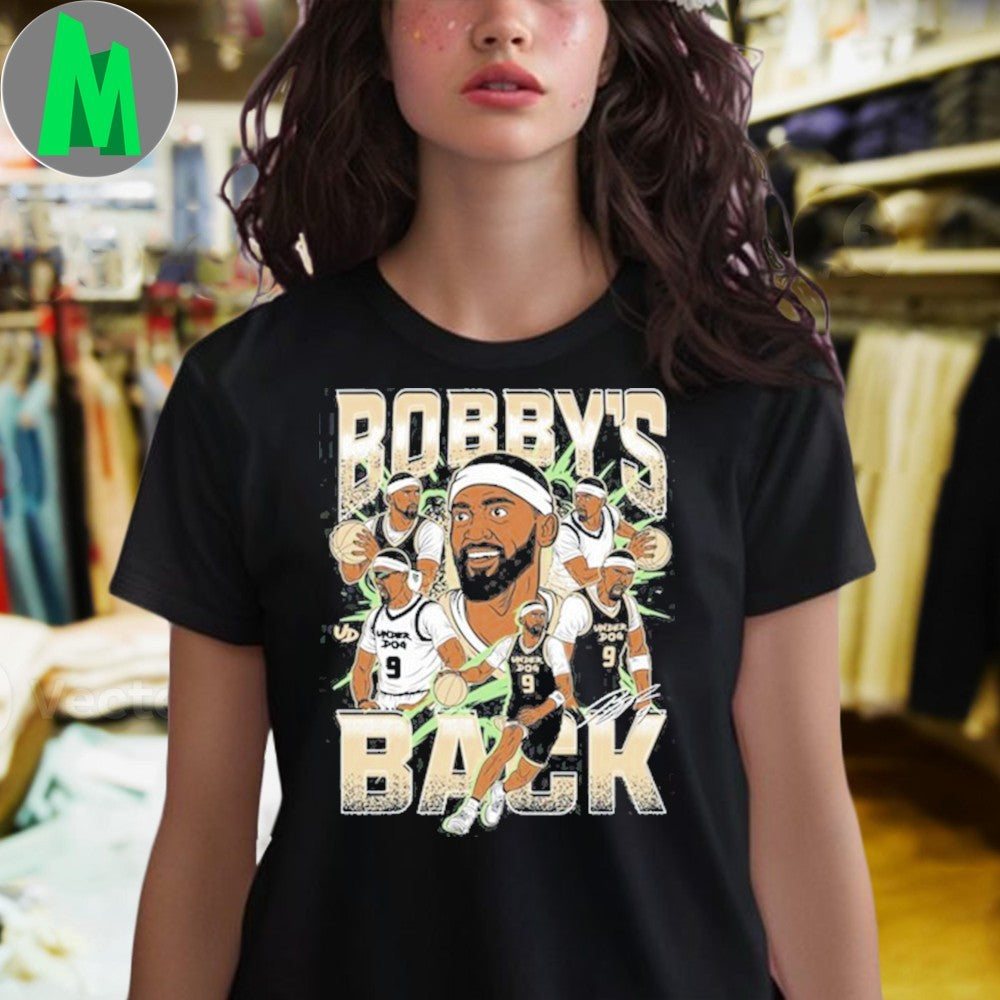 Bobby Portis Bobby’s Back Milwaukee Bucks Basketball Graphic T-Shirt