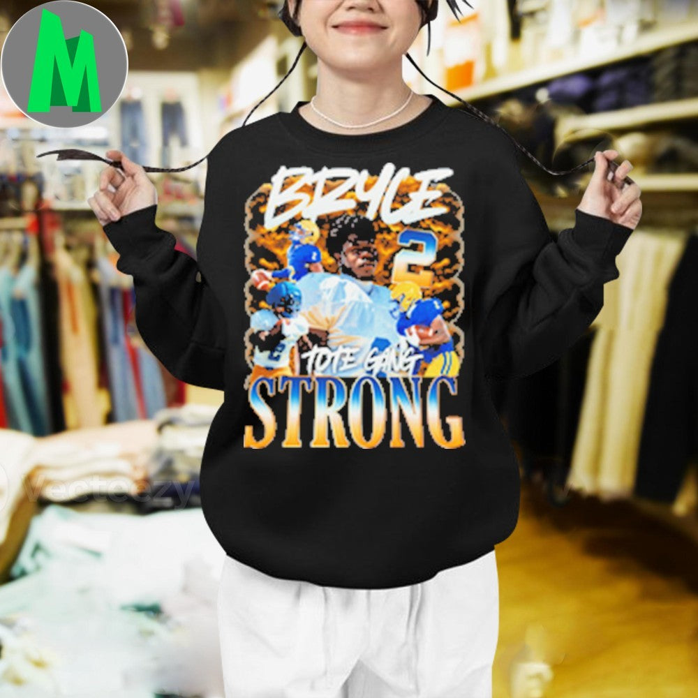 Bryce Strong #2 Football Player Totem Gang Graphic T-Shirt