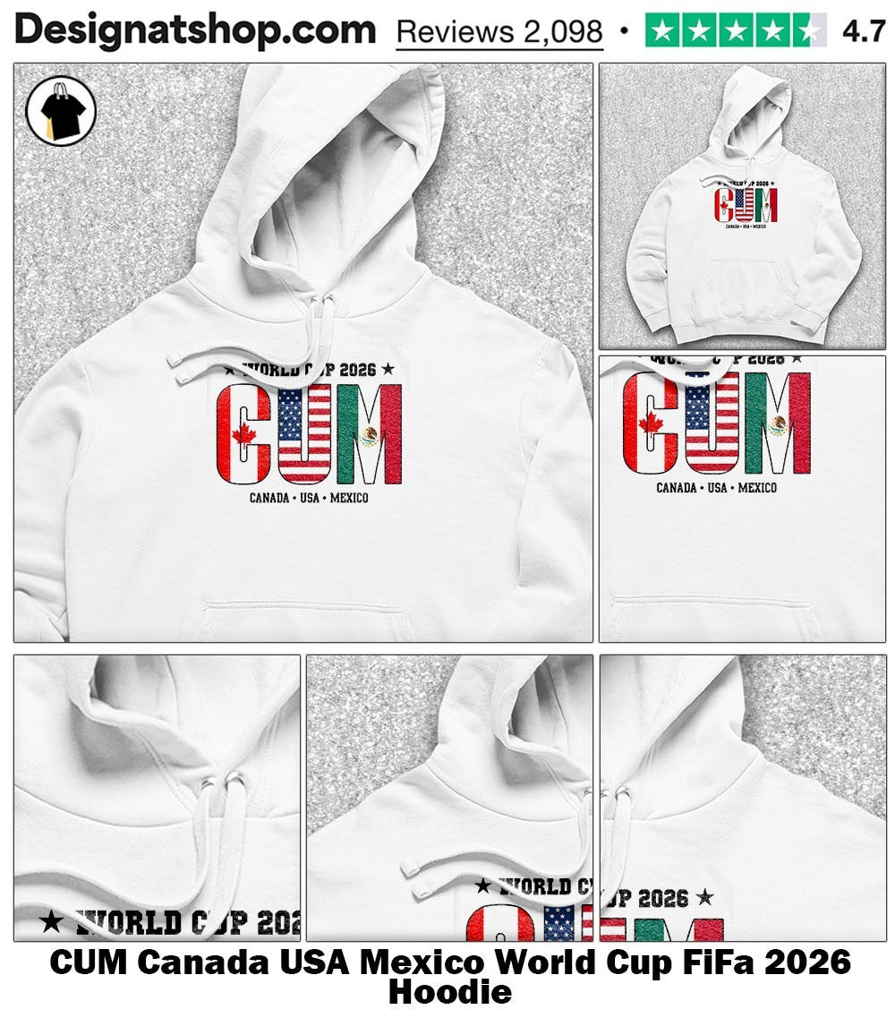 CUM Canada USA Mexico World Cup FiFa 2026 shirt