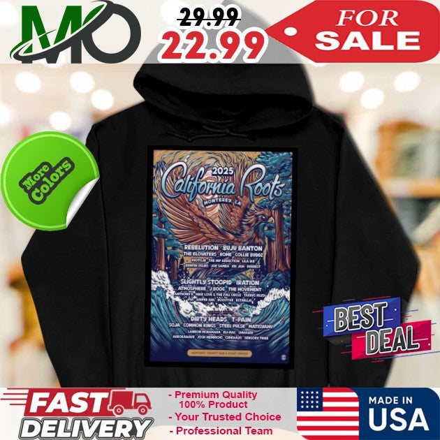 California Roots Festival 2025 Poster Shirt