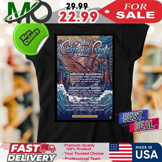 California Roots Festival 2025 Poster Shirt