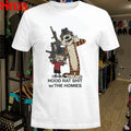 Calvin And Hobbes Hood Rat Shit With The Homies T-shirt