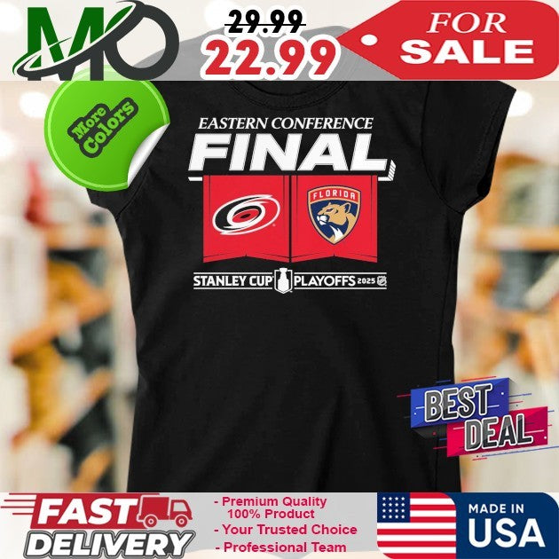 Carolina Hurricanes vs. Florida Panthers 2025 Eastern Conference Finals Stanley Cup Playoffs 2025 Shirt