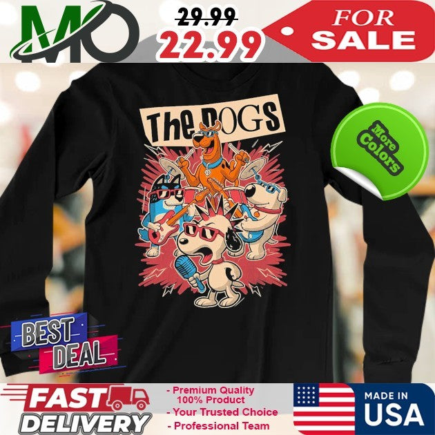 Cartoon Dog Band Shirt