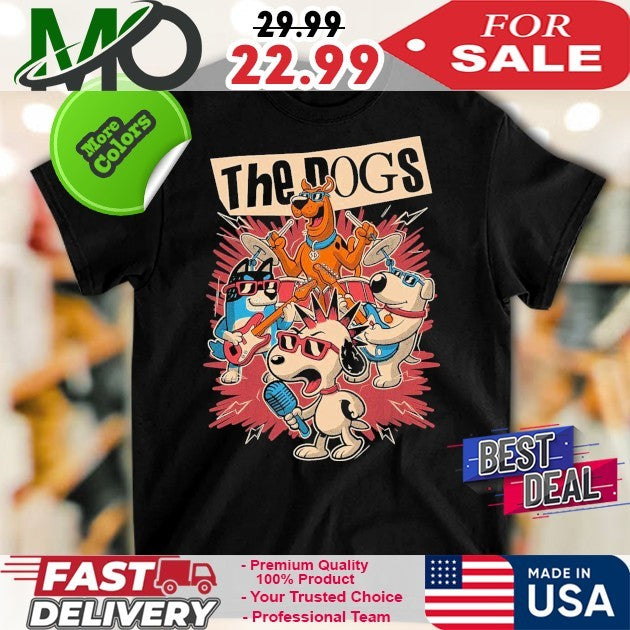 Cartoon Dog Band Shirt